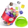 JoyCat 16mm 6 Sided Dice Set Standard Game Dice Kids for Board Games Dice Games Math Dice for Classroom with Storage Bucket (100, Opaque)