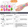 Generic 96PCS Pink Camp Temporary Tattoos Camping Themed Birthday Party Glamping Party Decorations Supplies Favors Decor for Kids Outdoor School Classroom Prizes