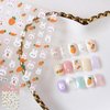 Carrot Bunny Nail Art Stickers Decals Rabbit Nail Art Sticker 3D Self Adhesive DIY Design Fashion Trend Glamour Decoration Accessories for Ladies Girls Kids (2 Sheets)