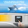 Waterproof Marine Radio Stereo for Boat: Bluetooth Marine Digital Media MP5 Player with 3 Inch LCD Display AM FM AUX USB EQ Subwoofer