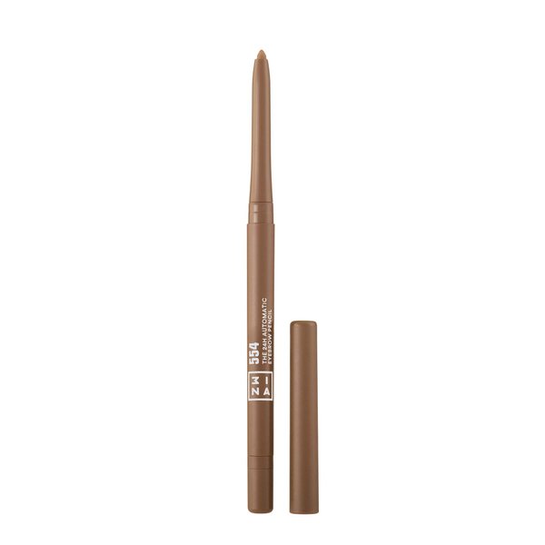 3INA The 24H Automatic Eyebrow Pencil 554 - Defines And Fills Your Eyebrows - Offers A 24H Waterproof Formula - Features An Integrated Sharpener And Automatic Format - Creamy - Caramel - 0.011 Oz