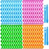42 Pieces Heatless Waves Hair Curler, No Heat Damage Wavy Hair Curlers with 2 Sets of Styling Hooks, Heatless Curls for Women Girls Long Medium Short Hair(4 Colors,30cm/ 11.8")