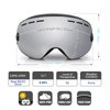 EXP VISION Snowboard Ski Goggles Men Women Youth, Anti Fog OTG Winter Snow Goggles Spherical Detachable Lens