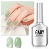 GAOY Jelly Gel Nail Polish, 16ml Sheer Green Translucent Soak Off Gel Polish, UV Light Cure for Nail Art DIY, 2135 Light Jade