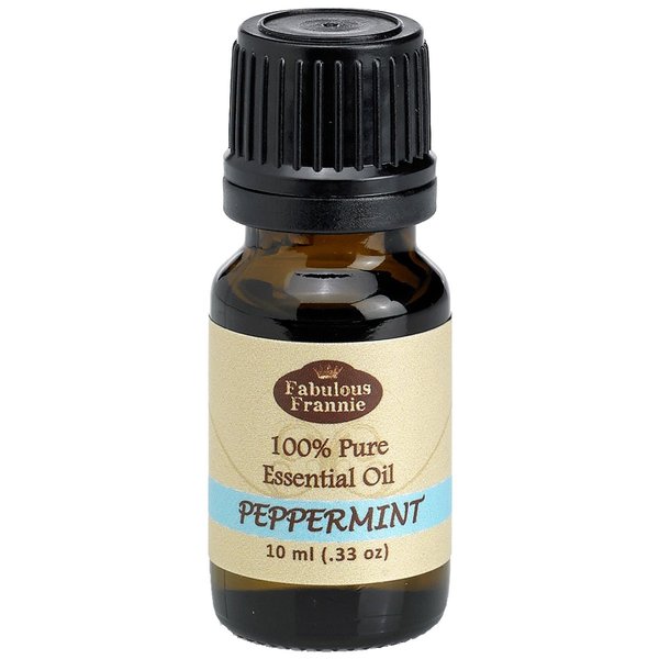 Fabulous Frannie Peppermint 100% Pure, Undiluted Essential Oil Therapeutic Grade - 10 ml. Great for Aromatherapy!