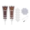 Brown and Coffee Leather Toning Paste - Quick Drying Leather Paint Vinyl Repair Kit Waterproof & Durable Leather Couch Repair Kit for Sofas, Car Seats, Leather Jackets, Shoes