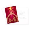 Hallmark Religious Christmas Boxed Cards, Nativity Scene (16 Christmas Cards and 17 Envelopes)
