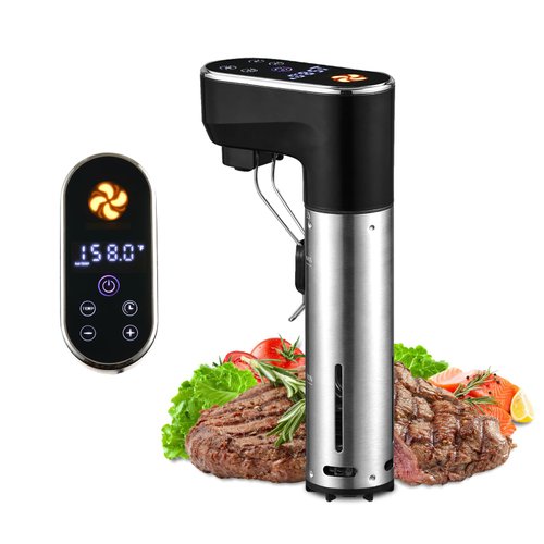 Outohome Sous Vide Machine,1300 Watts, Immersion Circulators, Precision Cooker, Steak Cooker, Temperature and Time Digital Display Control, Ultra-Quiet,Fast-Heating,Easy to store,IPX7 Waterproof