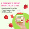 Vazatisi L-Methylfolate 15 mg Gummies with Methyl B12, Folate Supplement for Mood, Brain Health, Immune Support, Raspberry Flavor, 120 Count