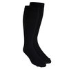 Truform Compression Socks, 8-15 mmHg, Men's Dress Socks, Knee High Over Calf Length, Black, Medium