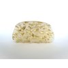 Generic Gold or silver flakes glitter frosted white hair claw clip (Primary color: Gold), 1 Count (Pack of 1)
