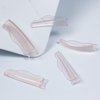 Troocolor Lash Lift Pads, 10Pcs Reusable Soft Lash Lift Shield Gluelree for Lash Lift Kit Self-Adhesive Ancillary Eyelash Curler