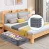 Under Bed Storage Containers, Collapsible Closet Organizers and Storage Bins, Underbed Storage Bags for Wrapping Paper, Toys, Blanket, Towels, Clothes, Comforter, Sweaters, Linen Sheets