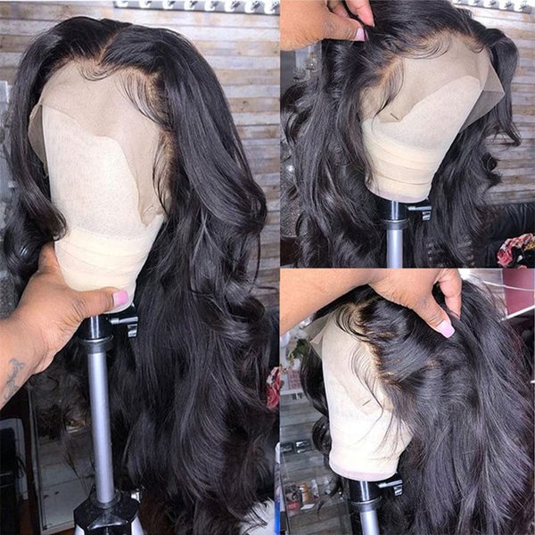 Tuneful 250% Density 13x6 HD Lace Front Wigs Human Hair Pre Plucked Body Wave Human Hair Lace Front Wigs for Women 28 Inch 13x6 Frontal Wigs Human Hair with Baby Hair