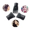 3Pcs Professional Plastic Hair Dryer Nozzle Diffuser Hair Dryer Nozzle Comb Attachment Concentrator Replacement Blow Flat Hairdressing Salon Styling Tool Special for Diameter 4.5cm