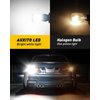 AUXITO 912 921 LED Bulb for Backup Light Reverse Lights High Power 2835 15-SMD Chipsets Error Free T15 906 922 W16W Bulbs, 6000K White (Upgraded, Pack of 2)