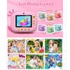 Kids Camera Instant Print, 2.4-inch Screen 12MP / 1080P HD Kids Digital Camera, Kids Toddler Camera, Boys Girls Christmas Birthday Gifts for 3 4 5 6 7 8 9 10 11 12 Year Old