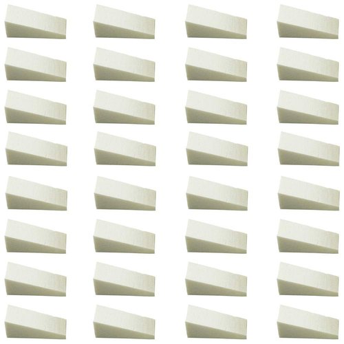 32 Pieces Gradient Nails Soft Sponges Nail Art Soft Sponge DIY Manicure Tool for Color Fade Manicure Nail Art Tools, White