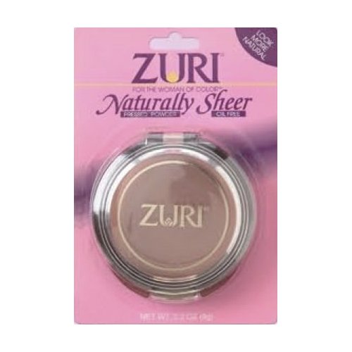 Zuri Naturally Sheer Pressed Powder - Soft Brown
