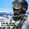 Botack Neck Warmer Gaiter, Thick Fleece Winter Warm Face Mask Scarf for Men Women Skiing Cycling