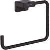 Hansgrohe AddStoris 7-inch -Towel Ring in Matte Black, 41754670