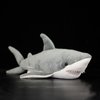 Tiny Heart Simulation Great White Shark Plush Toys, 23inch Soft Plush Great White Shark Stuffed Animal Dolls Cute Kids Birthday Gift Decorations Plush Toys