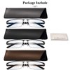Lcbestbro Reading Glasses for Men, 1.0 Blue Light Blocking Reading Glasses Metal Readers