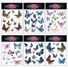 Konsait Kids Tattoos Butterfly Temporary Tattoos, Fake Tattoo Sticker for Girls Kids Women Children's Birthday Party Bag Filler Gift Birthday Girls Party Favors, 16 Sheets