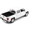 Motormax 2017 Chevy Silverado 1500 LT Z71 Crew Cab Pickup Truck 1/24 Scale Diecast Model Car White