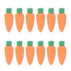 30 Pcs Cute Carrot Shaped Erasers, Realistic Vegetable Rubber Erasers for Kids, Fun Classroom and Party Favors