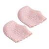 Gel Heel Protectors, Breathable Hole Design Heel Cups Sleeve Socks Silicone Heel Cushion, Great for Relieve Heel Pain, Heal Dry, Cracked Heel, Heel spur, Sore Heel, Plantar Fasciitis Treatment (Pink)