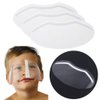 LWBTOSEE 50pcs Permanent Makeup Shower Face Shields Visors, Disposable Face Shields Masks for Hairspray Salon Supplies Shower Face Shields and Eyelash Extensions Eye Eyelid Surgery Aftercare