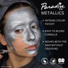 Mehron Makeup Paradise Makeup AQ Refill Size | Stage & Screen, Face & Body Painting, Cosplay, Halloween | Water Activated Face Paint, Body Paint, Cosplay Makeup .25 oz (7 ml) (Metallic Light Blue)