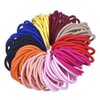 La Tartelette 4 mm Elastic Bands Hair Ties Children Rubber hair headbands - 10 Pcs (Grey)