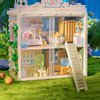 Abaodam Retro Decor ladders Doll House Miniature House Ladder Doll Ladder Tiny Furniture Miniature Decoration Mini House Ladder Small Furniture Wooden Ladder Model Decorative Ladder Pocket