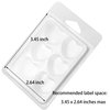 MILIVIXAY Wax Melt Containers-6 Cavity Clear Empty Plastic Wax Melt Molds-25 Packs Heart Shape Clamshells for Tarts Wax Melts.