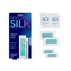 Schick Hydro Silk Targeted Waxing Strips | Soft Wax Strips for Body + Pubic Hair Removal, Eyebrow Wax Strips, Lip Wax Strip, Bikini Wax Kit for Women