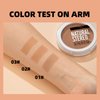 MAEPEOR Face Bronzer Powder Palette 6 Colors Buildable Matte Natural Pressed Contour Bronzer Long Lasting Sweat Proof Face Bronzer Makeup (Color 02)