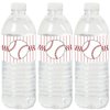 Batter Up - Baseball - Baby Shower or Birthday Party Water Bottle Sticker Labels - Set of 20