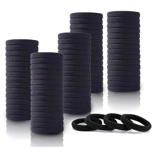 Generic Hair Ties/Ponytail holder. Seamless black