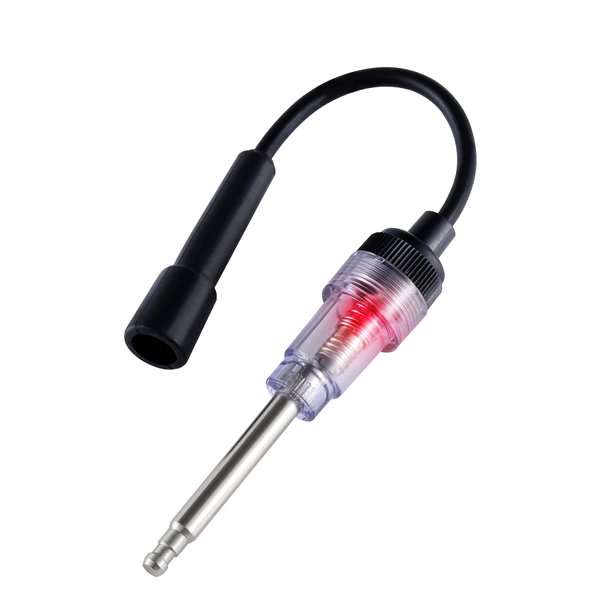 SINGARO Inline Spark Plug Tester, Plug-in Engine Ignition Tester, Car Exterior Accessories, Automobile, Lawn Mower,Engine Verification-Armature Diagnostic Test Tool