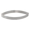 de Buyer Perforated Calisson Tart Ring - 4.75” x 2” - Perfect for Baking Small, Crisp Tarts - Easy to Use & Clean - Made in France
