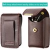 Success Eyewear Reading Glasses Set of 2 Fashion Folding Readers with Leather Cases Brown and Gunmetal Glasses for Reading for Men and Women +3.5