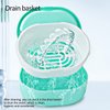 Retainer Denture Bath Case Cup Box Holder Storage Soak Container With mirror Retainer Case,Orthodontics Mouth Guard Case,Suitable for Dentures, Chews and Removal Tool with Braces（green）…