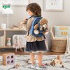 Naturally KIDS Teddy Bear Backpack, Teddy Bear Stuffed Animal, Bear Toys 3 Year Old Boys Girls