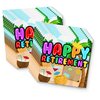 Retirement Party Supplies Set Plates Napkins Cups Tableware Kit for 16