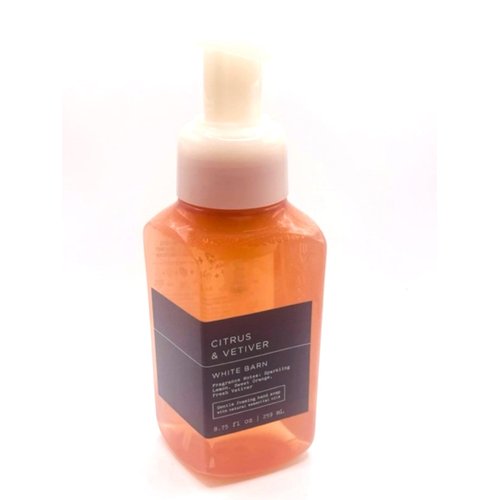 Citrus Vetiver Gentle Foaming Hand Soap 8.75 Ounce Pump Bottle Wash