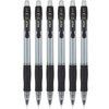 Pilot G2 Mechanical Pencils, 0.7mm HB Lead, Black/Clear Barrels, 6 Pack