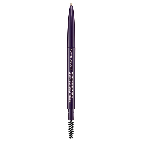 Kevyn Aucoin The Precision Brow Pencil, Ash Blonde: Ultra slim, thin and strong. Retractable plus spoolie brush. Pro makeup artist go to. Sculpt, define and shape eyebrows. Stay put, smudge-proof.