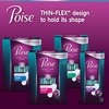 Poise Ultra Thin Incontinence Bladder Leakage & Postpartum Pads for Women, Maximum Absorbency, Long Length, Small, 36 Count